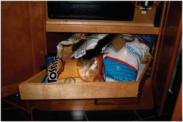 custom-pullout-shelf-coach Pullout shelf with chips